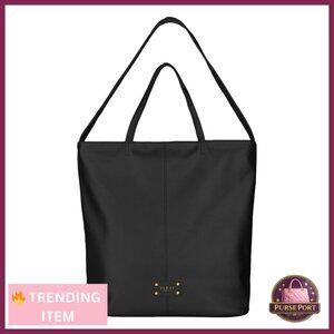 Large Capacity PU Leather Tote Bag for Work Commuting Shopping